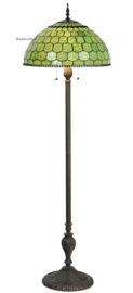 6042 * Vloerlamp H165cm met Tiffany kap Ø51cm Green Wall