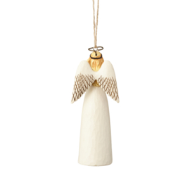 Black & Gold Angel ornament H13cm Jim Shore 6001440 * Retired