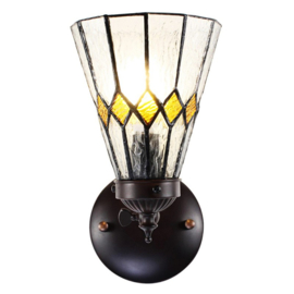 6203 * Wandlamp met Tiffany kap Ø13cm Medallion