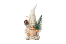 White Woodland Gnome Sisal Tree * H17cm Jim Shore 6015160
