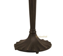 161082 * Tafellamp H60cm met Tiffany kap Ø40cm Seashell Cream