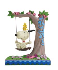Snoopy & Woodstock Swing - Jim Shore Peanuts , 6011961 Schommel  retired, laatste exemplaren