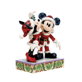 Mickey & Minnie "Mistletoe Moments" H17cm Jim Shore 6018709 PREORDER