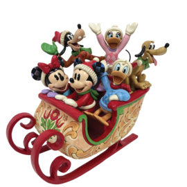 Mickey & Friends "A Sleigh Full of Joy" H20,5cm Jim Shore 6016883