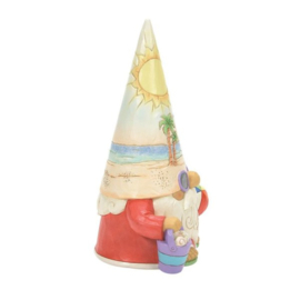 Coastal Gnome with Beachball H17cm Jim Shore 6012797 retired, laatste exemplaren *