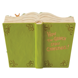 Grinch Stealing Tree Storybook H16cm Jim Shore 6012692  retired , beperkte voorraad
