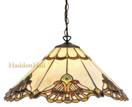 201082 * Hanglamp Tiffany Ø50cm Seashell Cream