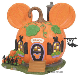 Mickey's Pumpkintown House Halloween H15cm D56 6007726 retired *