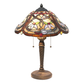 7808 * Tafellamp Tiffany H54cm Ø40cm