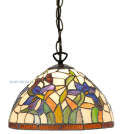 Y10392 * Hanglamp Tiffany Ø25cm Papillons