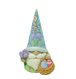 Easter Gnome with Basket H12,5cm Jim Shore 6012438 Paasgnoom , retired , uitverkocht*