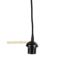 8230 Ophanging voor hanglamp 1 x E27 Textielsnoer Zwart