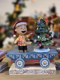 Peanuts Deluxe Holiday  Train Set   Jim Shore 4063413 retired 9 delig, zeldzaam