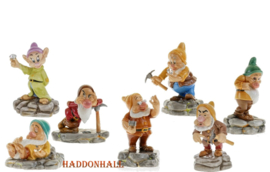 s Diamond Mine Set 7 Dwarfs Figurines