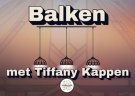 Balken met Tiffany kappen