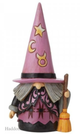Candy Corn & Witch Gnome H15cm - Set van 2 Jim Shore beelden, retired *