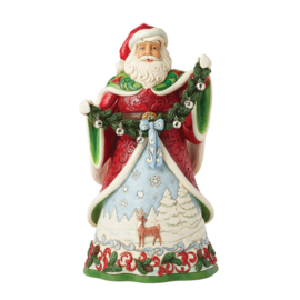 3rd Annual Collector's Deluxe Santa H37cm Jim Shore 6017000 Beperkte Oplage.