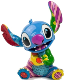 Stitch Figurine 20cm + Stitch with Frog 9cm - Set van 2 Romero Britto beelden retired *