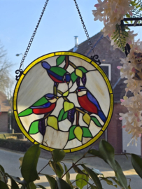 6033 * Voorzetraam Tiffany Ø30cm