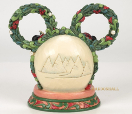 Mickey & Minnie "Magical Winter Moments" Diorama H19,5 Jim Shore 6016880FE * let op, lees de omschrijving.