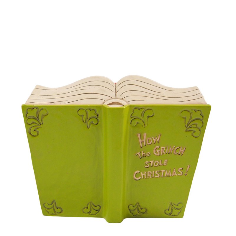 Grinch LED Storybook H16cm Jim Shore 6017056 , retired , uitverkocht