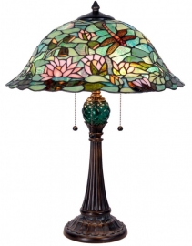 5271 Tafellamp Tiffany  H60cm Ø47cm Waterlelie