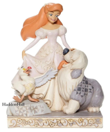 Ariel  Spirited Siren - White Woodland H19,5cm Jim Shore 6008066 retired  *