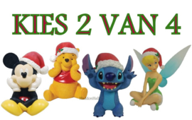 Christmas Figurines H8cm  - Kies 2 van 4 - Enchanting Disney