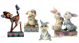 Bambi , Thumper, Mini Thumper en Thumper & Blossom - Set van 4 Jim Shore retired *