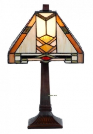 9928 * Tafellamp Tiffany H37cm 22x22cm Durban