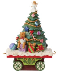 Train Car Christmas Nr. 5 Christmas Tree H15cm Jim Shore 6013946  *