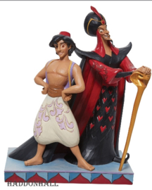 Aladdin & Jafar Good vs Evil H 24cm Jim Shore 6011927 retired *
