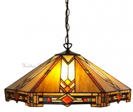 5423 * Hanglamp Tiffany Ø58cm  Durban, Art deco motief