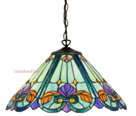 KT0190 Hanglamp Tiffany Ø39cm Blue Jay