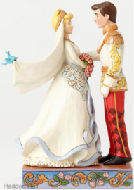 CINDERELLA & PRINCE  Happily Ever after  H 15cm Jim Shore 4056748 retired .
