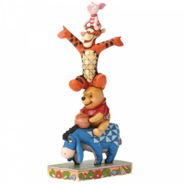 Winnie The Pooh 95 Years  -  Set van 3 beelden  all 3 retired , uitverkocht *