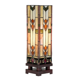 6353 *Tafellamp Tiffany H54cm Windlicht model Durban