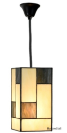 8116 Hanglamp Tiffany 12,5x12cm Mondriaan