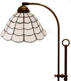 5935 Vloerlamp Verstelbaar met Tiffany kap Ø25cm Art Deco Paris, laatste exemplaar