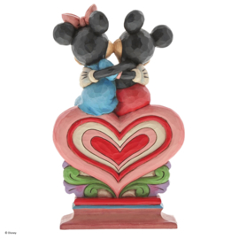 Mickey & Minnie Heart to Heart H22cm Jim Shore 6001282 retired item