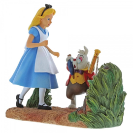ALICE Figurine "Mr. Rabbit, Wait" H18,5cm Enchanting Disney A29032 retired, laatste exemplaren *