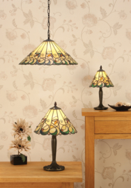 T095L-9459 * Vloerlamp Tiffany Ø50cm "Jamelia" Bolling in de voet  5205