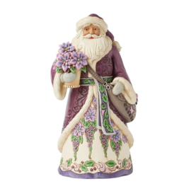 Purple Santa "Royal Holiday Cheer" Jim Shore 6017004