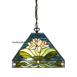 5618 * Hanglamp Tiffany 31x31cm Candidum Lelie