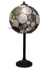 8186 Tafellamp H56cm met Tiffany kap Ø25cm Endless