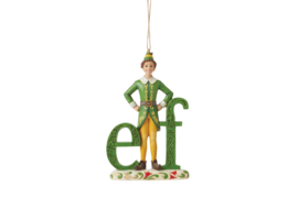 Elf Sign Ornament H12cm Jim Shore 6015728 *