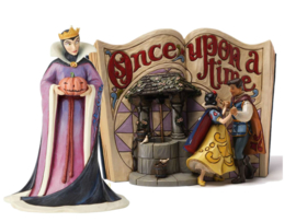 Snow White - Evil Queen & Storybook - Jim Shore set van 2 retired , last sets *