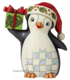 Christmas Penguin Pint Sized H13cm Jim Shore 6009007 retired