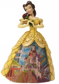 BELLE "Enchanted" H16cm Jim Shore 4045238 Castle Dress Serie *
