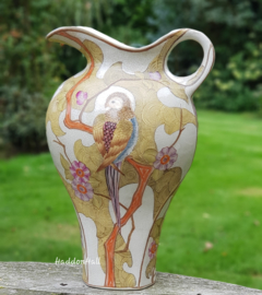 Rozenburg stijl Vaas H31cm Jugendstil  Art Nouveau , laatste exemplaar.